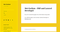 Desktop Screenshot of meigwilym.com
